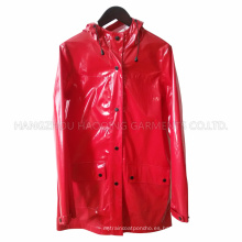 Chaqueta impermeable/lluvia de PU para el adulto